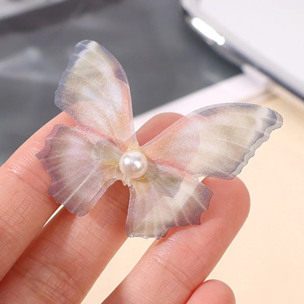 Lace Butterfly Hair Clips 