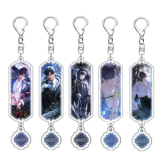 New Anime game Love and Deepspace Keychain Q Version Acrylic Key Chain Li Shen Shen Xinghui Qi Yu Bag Pendent