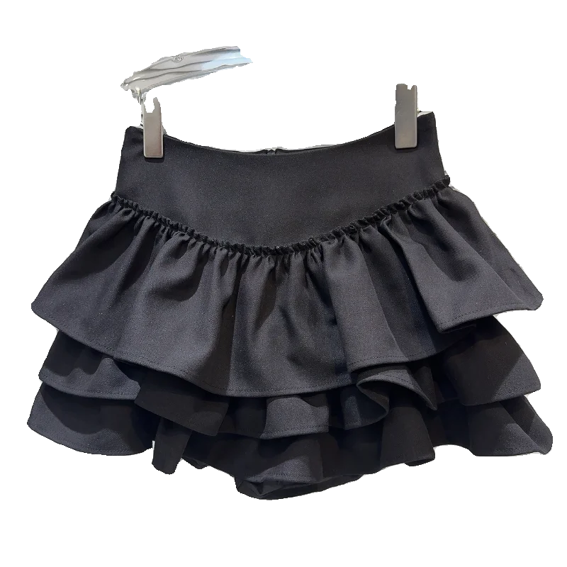 PREPOMP - Multi-Layer Ruffled Mini Skirt 