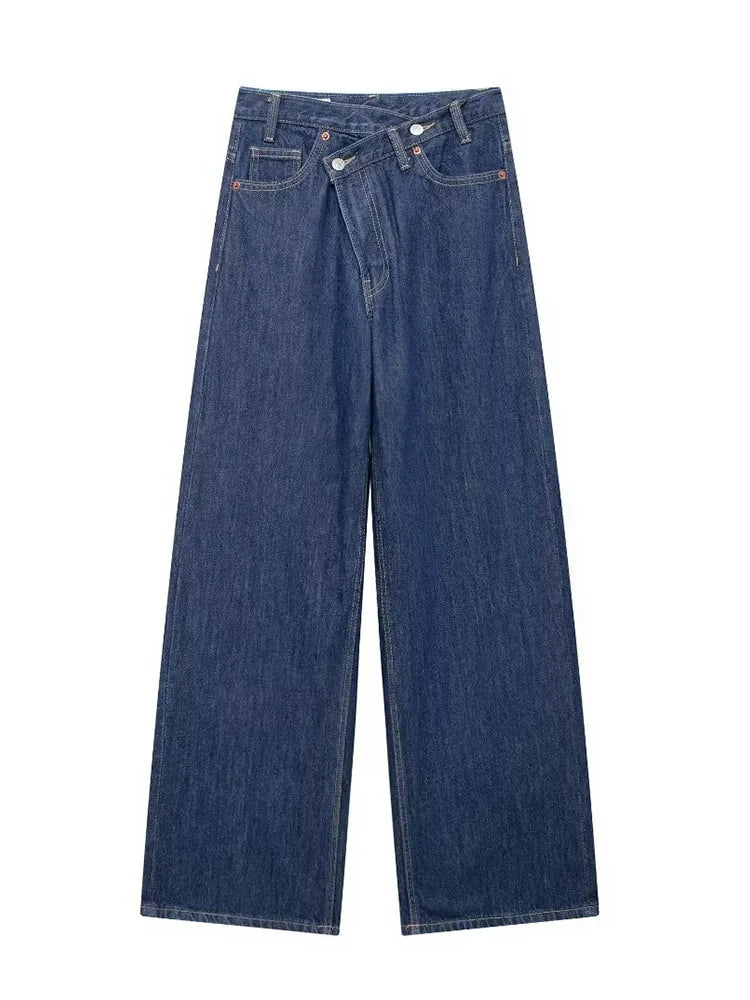 TRAF - Wide-Leg Denim Jeans