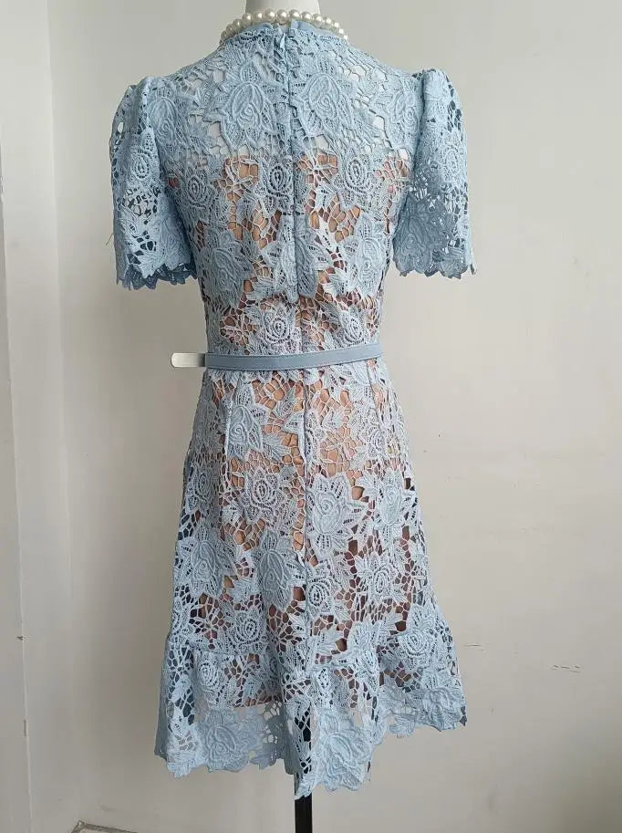 jamerary - Lace Dress with Embroidery