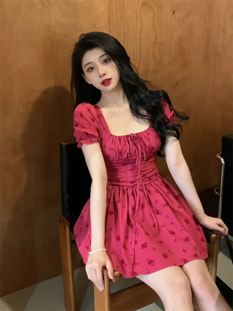 Altayskiy - Floral Puff Sleeve Dress