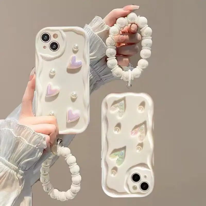 3D heart phone case 