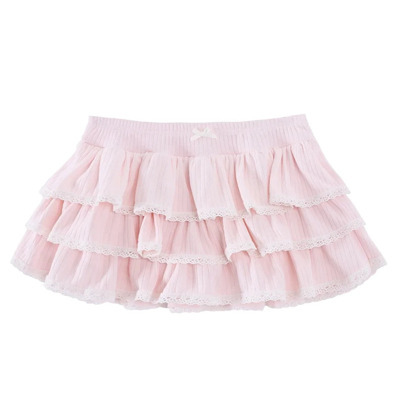 Cute Bow Mini Skirt