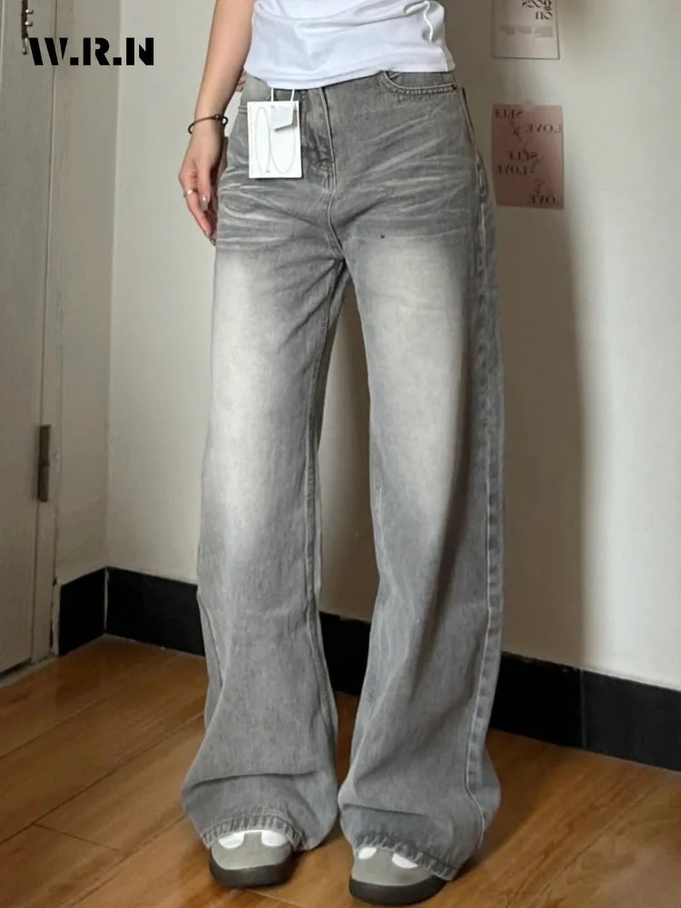 High Street Retro Y2K Baggy Denim Trousers 