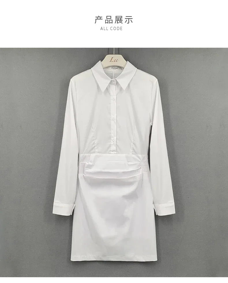 WAITSUN - White Shirt Dress 