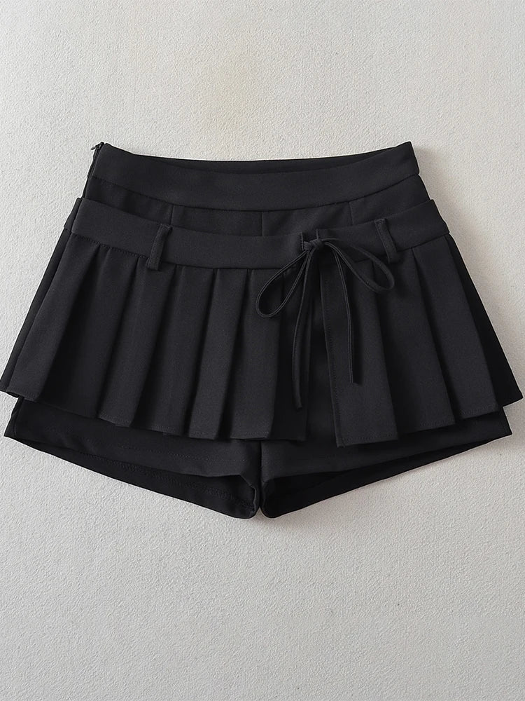 Chu Sau - Sweet Pleated Mini Skirt 