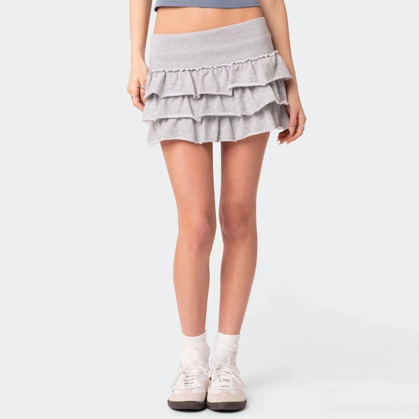 Goocheer - Layered Mini Skirt