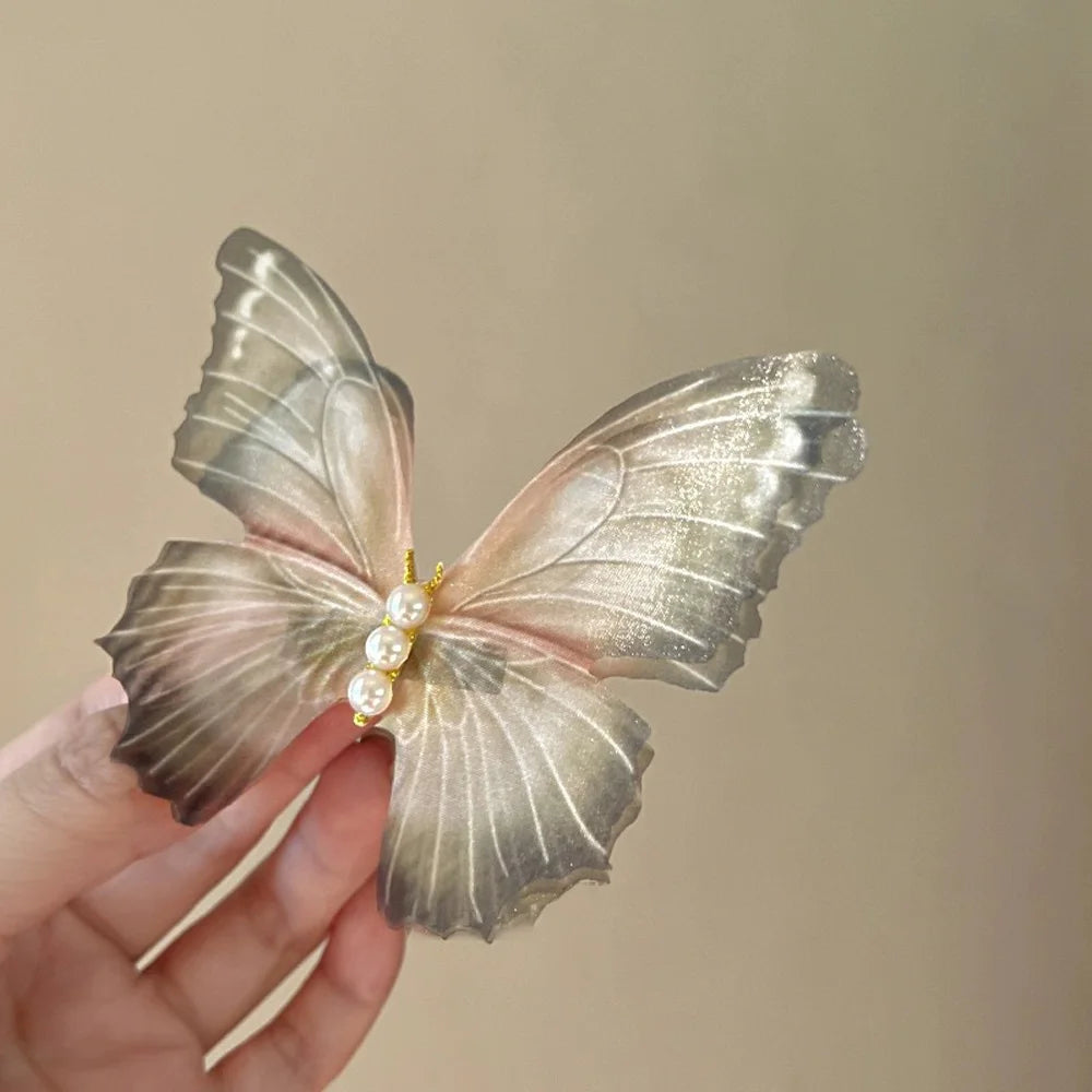 Lace Butterfly Hair Clips 