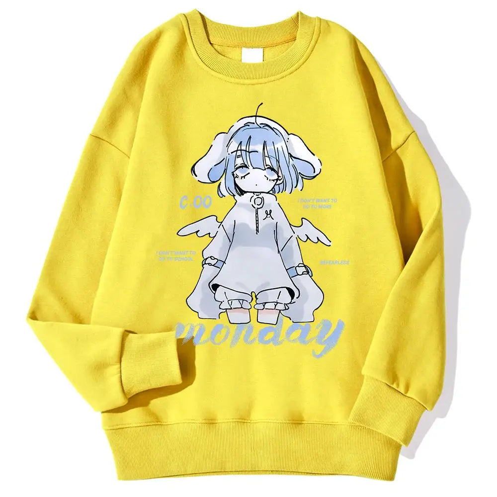 Anime Girl Design Sweatshirt 