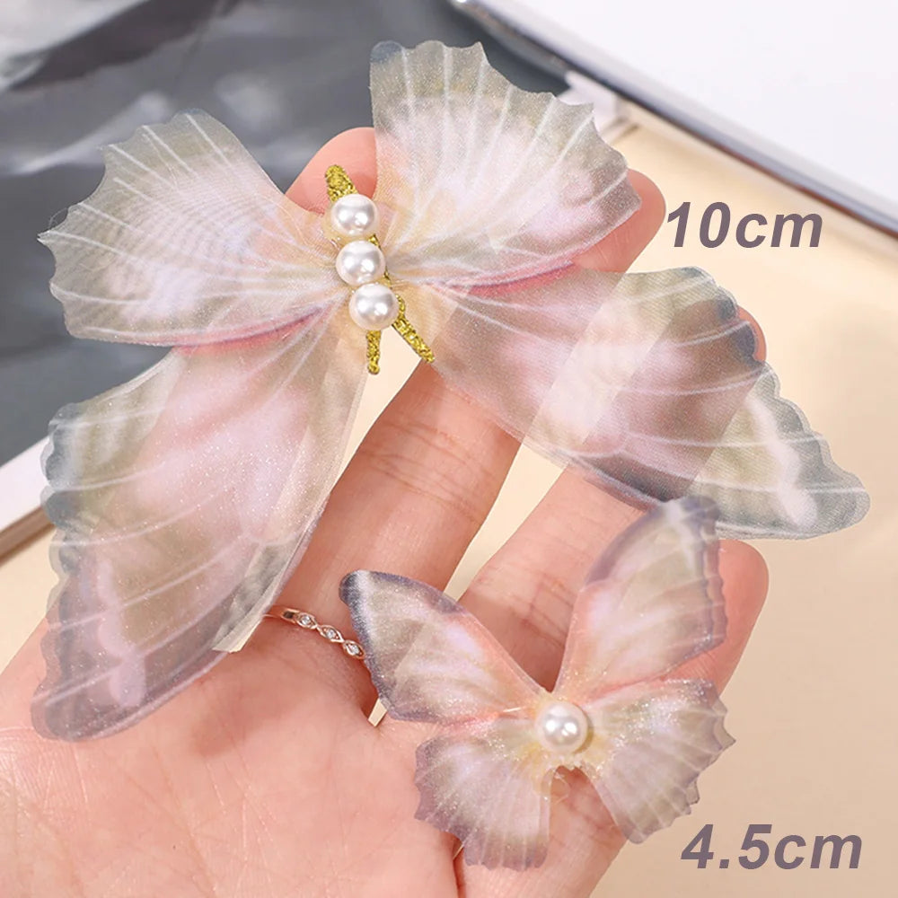 Lace Butterfly Hair Clips 