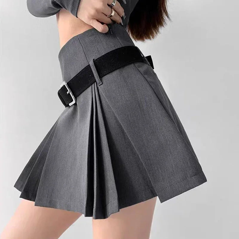 WTempo - Preppy Style Pleated Skirt