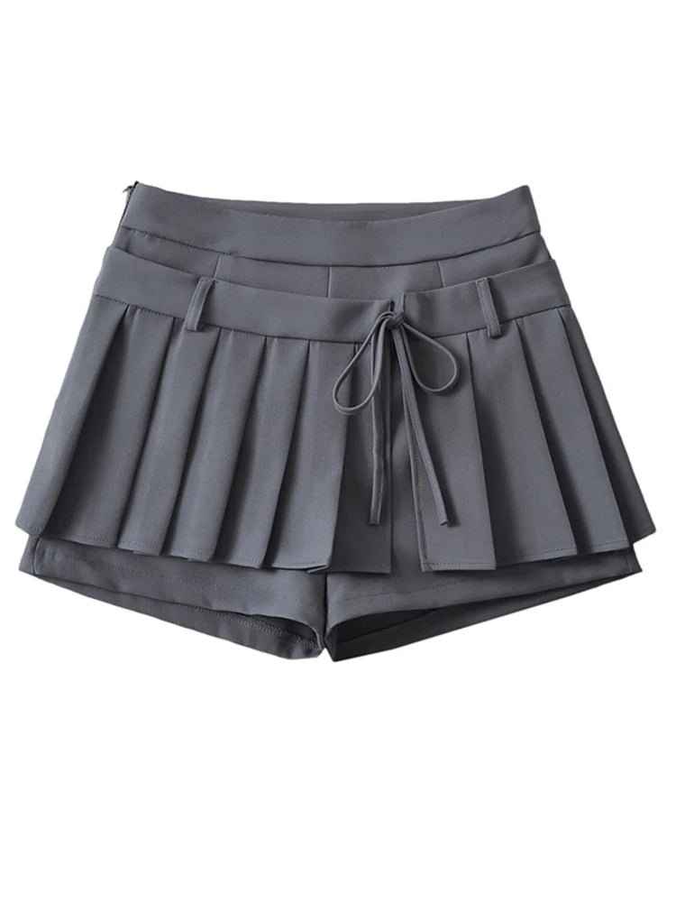 Chu Sau - Sweet Pleated Mini Skirt 