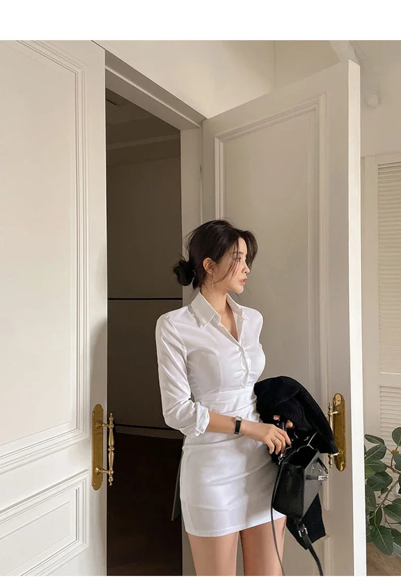 WAITSUN - White Shirt Dress 